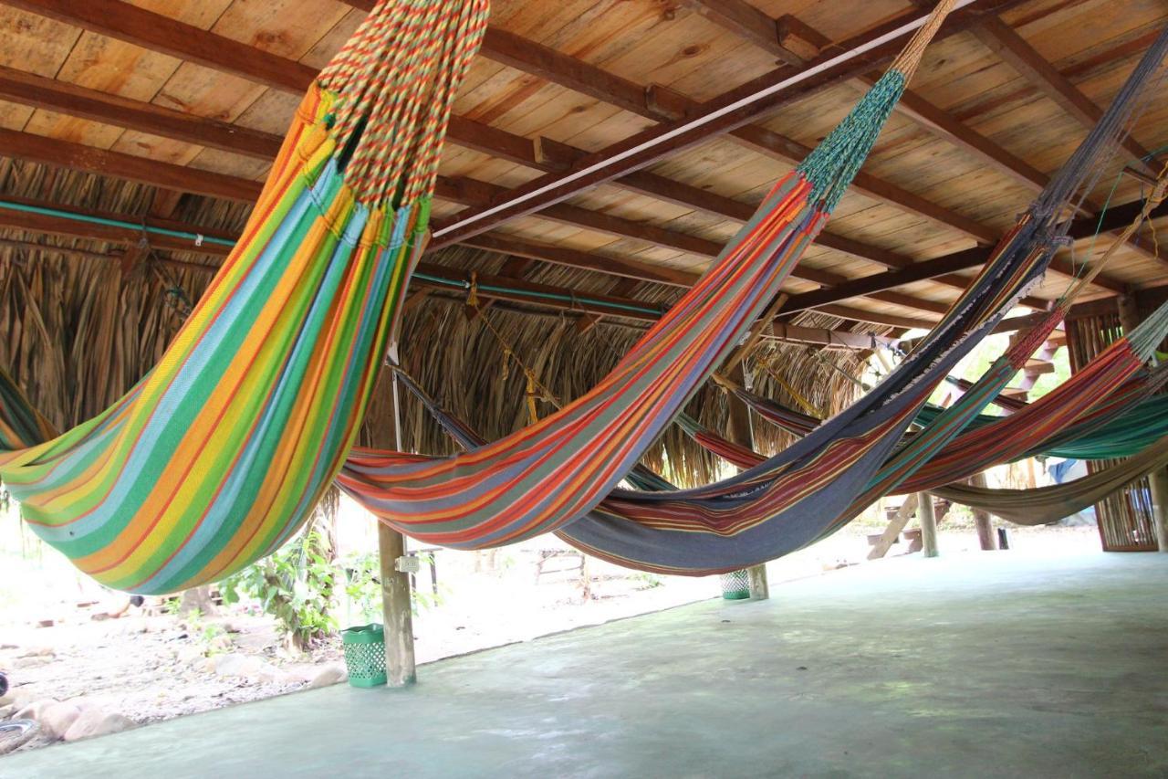 La Aldea Hostel, Camping Y Hamacas Palomino Bagian luar foto