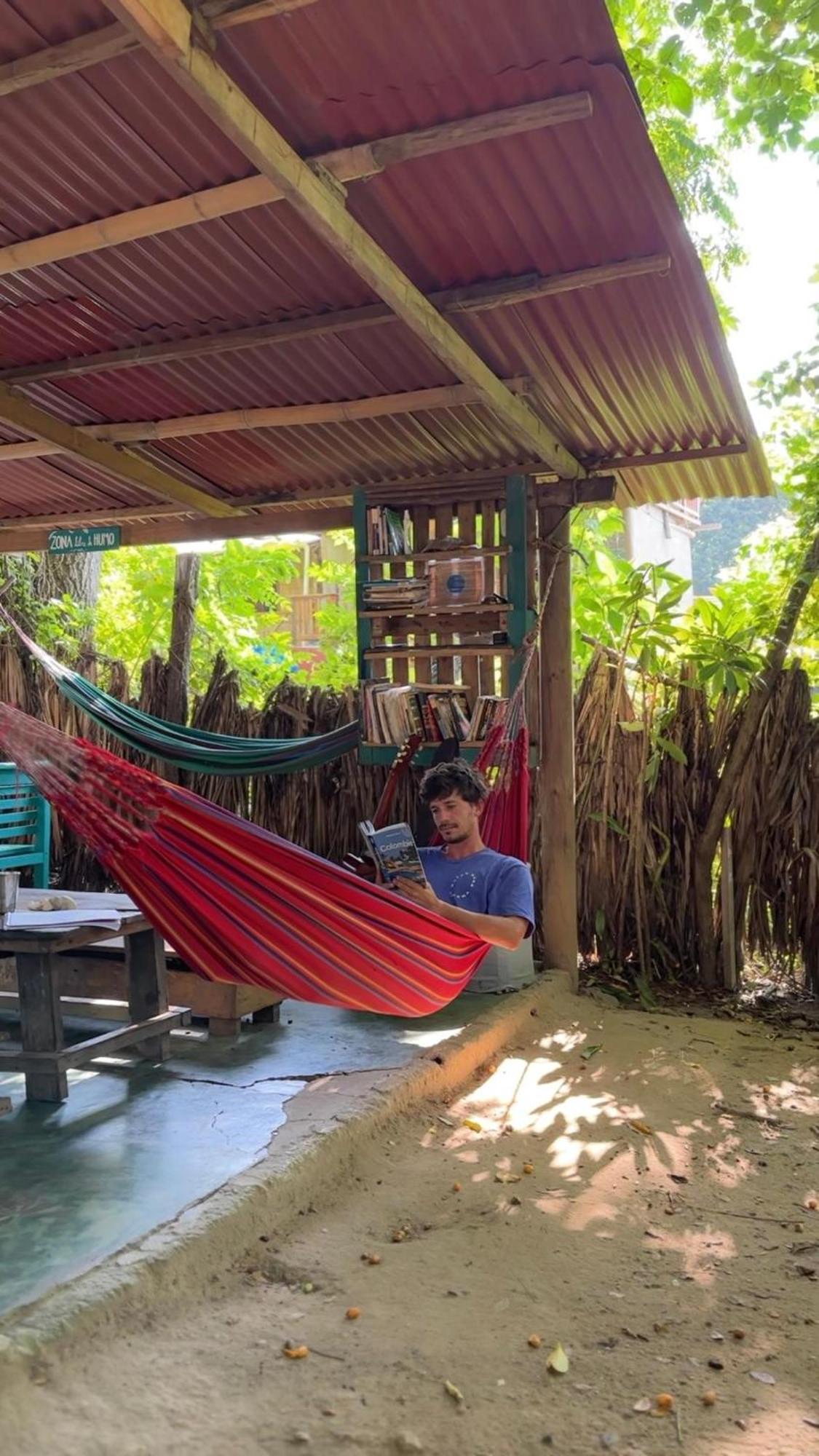 La Aldea Hostel, Camping Y Hamacas Palomino Bagian luar foto